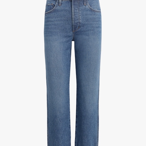 NWT FAVORITE DAUGHTER Valentina Cuffed Super High Rise Straight Jean - Size 24 - Picture 6 of 9